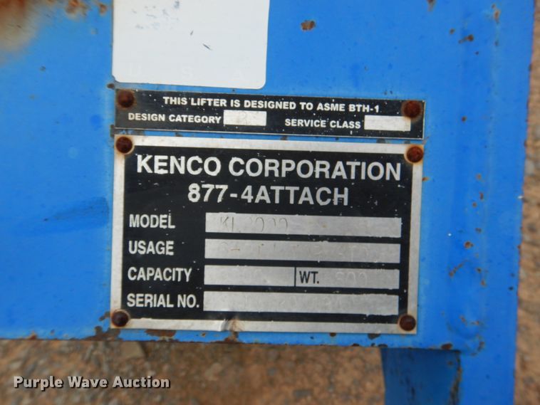 image for item DM3765 Kenco KL2000 barrier wall handler