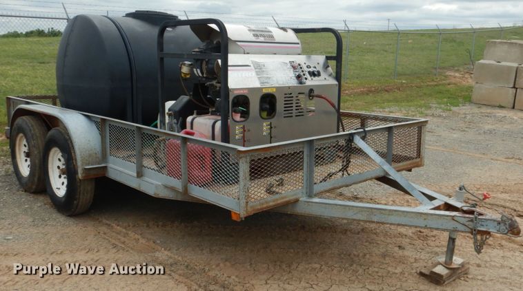 image for item DM3766 Shop built pressure washer trailer