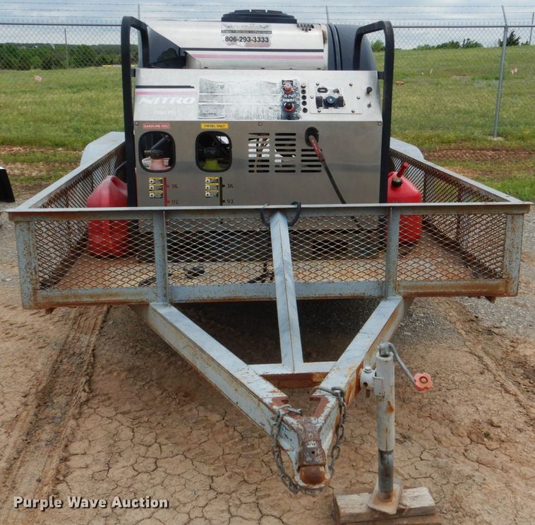 image for item DM3766 Shop built pressure washer trailer