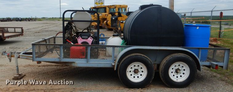 image for item DM3766 Shop built pressure washer trailer