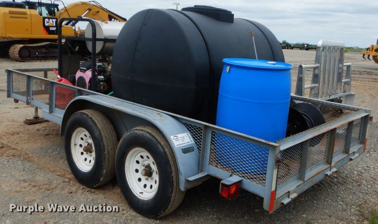 image for item DM3766 Shop built pressure washer trailer