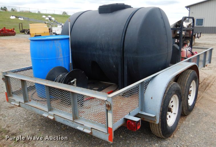 image for item DM3766 Shop built pressure washer trailer