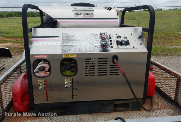 image for item DM3766 Shop built pressure washer trailer