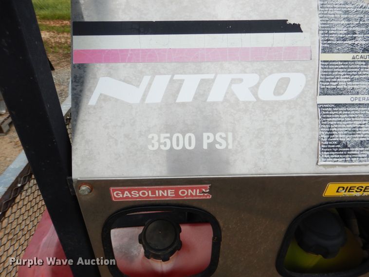 image for item DM3766 Shop built pressure washer trailer