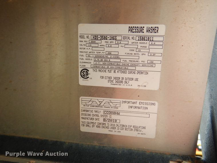 image for item DM3766 Shop built pressure washer trailer