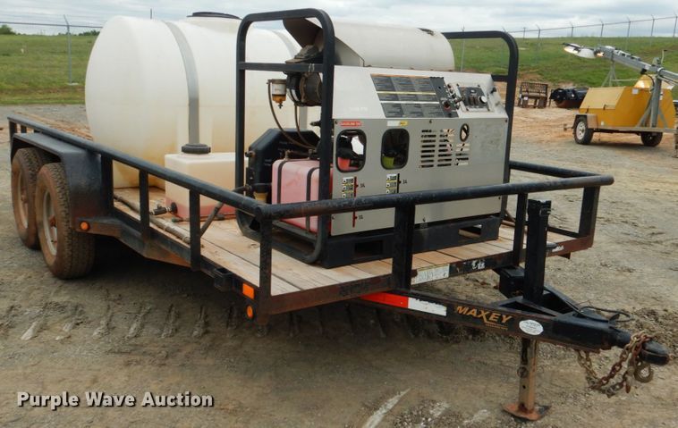 image for item DM3767 2012 Maxey  pressure washer trailer