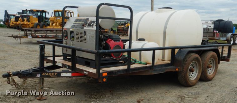 image for item DM3767 2012 Maxey  pressure washer trailer