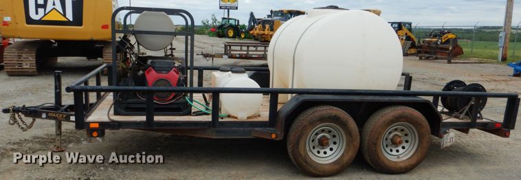 image for item DM3767 2012 Maxey  pressure washer trailer