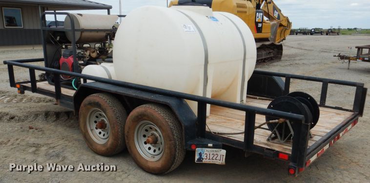 image for item DM3767 2012 Maxey  pressure washer trailer