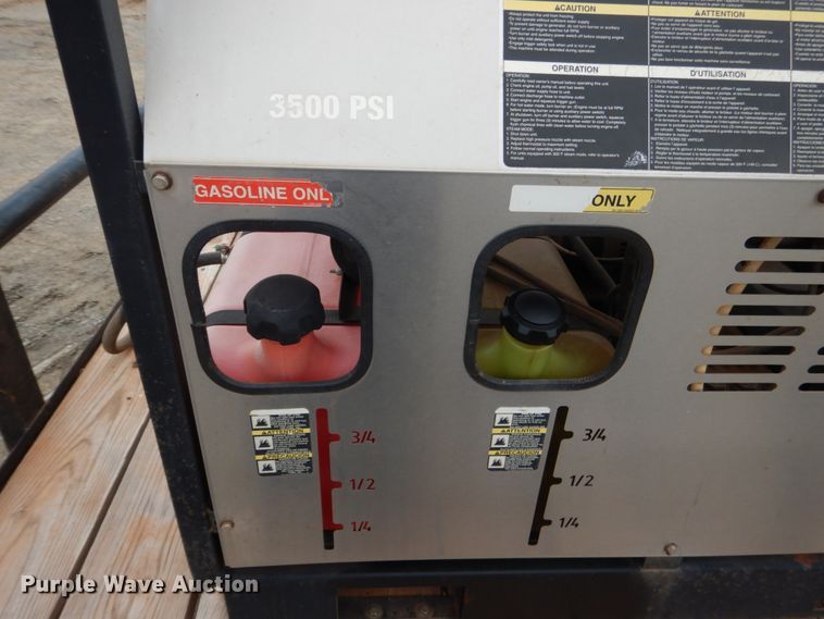 image for item DM3767 2012 Maxey  pressure washer trailer