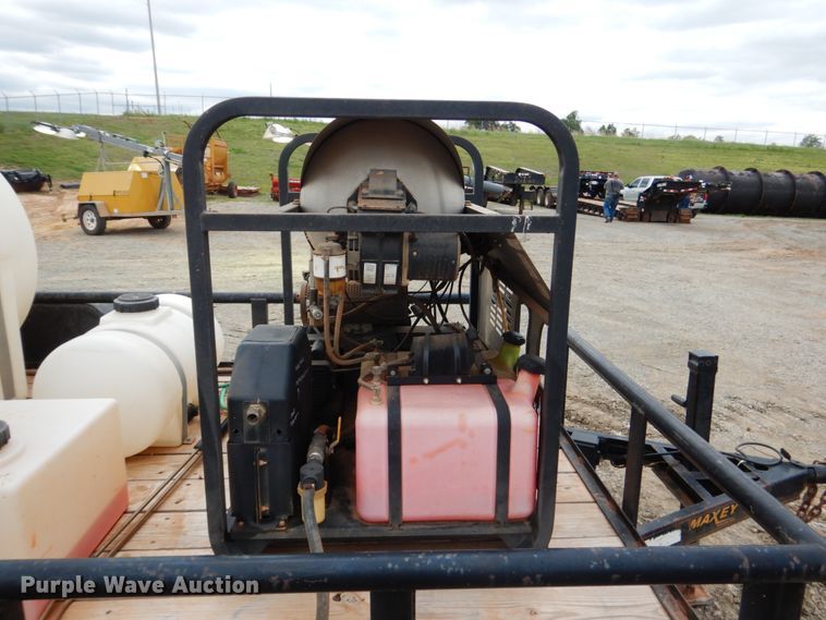 image for item DM3767 2012 Maxey  pressure washer trailer
