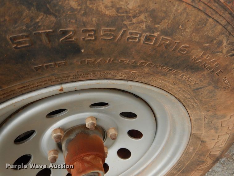 image for item DM3767 2012 Maxey  pressure washer trailer