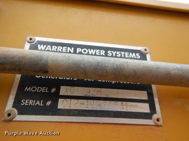 image for item DM3769 Warren Power Systems WCW84MH  light plant