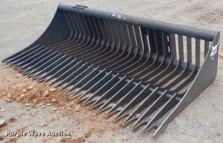image for item DM3774 Bobcat 81"W skid steer rock bucket