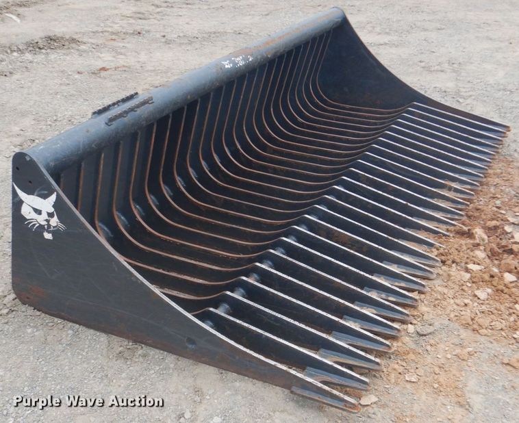 image for item DM3774 Bobcat 81"W skid steer rock bucket