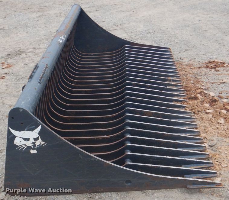 image for item DM3774 Bobcat 81"W skid steer rock bucket