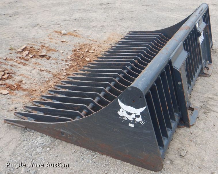image for item DM3774 Bobcat 81"W skid steer rock bucket