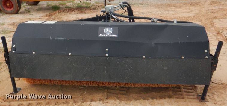 image for item DM3776 John Deere BA84 Worksite Pro skid steer sweeper