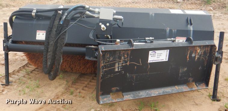 image for item DM3776 John Deere BA84 Worksite Pro skid steer sweeper