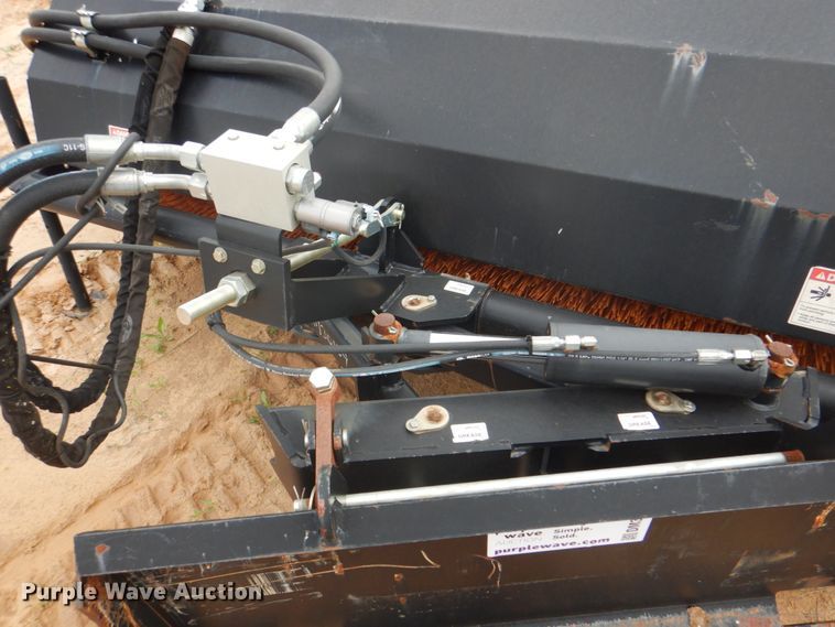 image for item DM3776 John Deere BA84 Worksite Pro skid steer sweeper