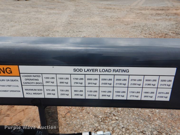 image for item DM3777 Bobcat 60"W skid steer sod layer