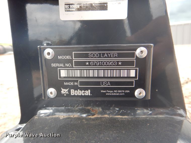 image for item DM3777 Bobcat 60"W skid steer sod layer