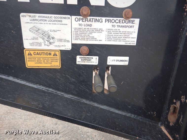 image for item DM3782 2016 Trail King TK110HDG+533  lowboy trailer