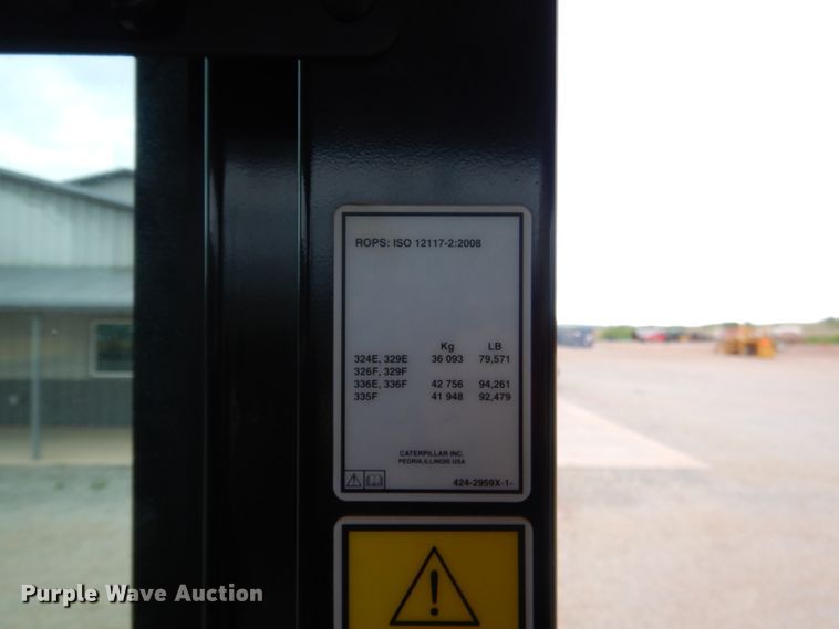 image for item DM3785 2016 Caterpillar 326FL  excavator