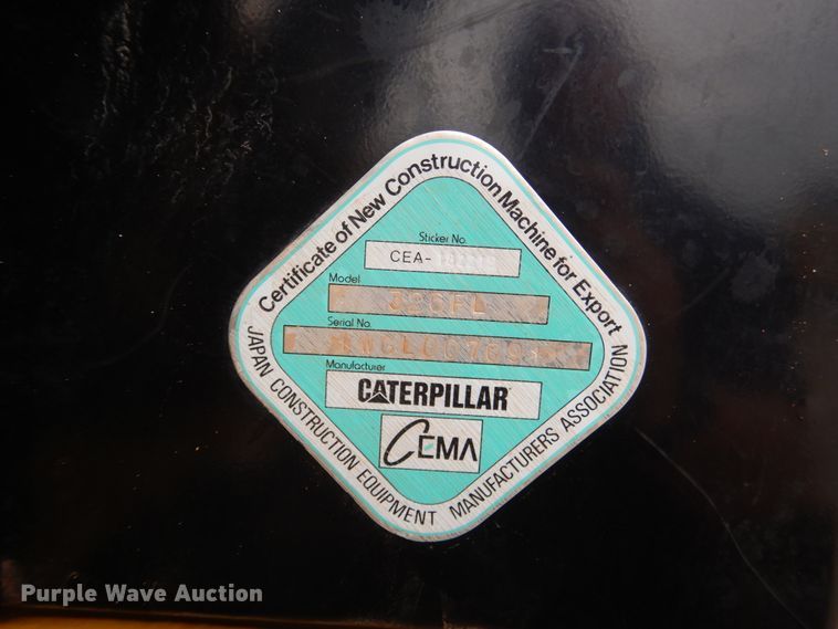 image for item DM3785 2016 Caterpillar 326FL  excavator