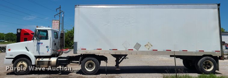 image for item DH5989 1996 Volvo WG  semi truck with trailer