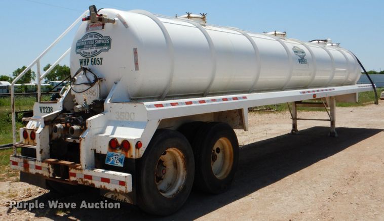 image for item DJ0775 2014 Dragon 130BBL  vacuum trailer