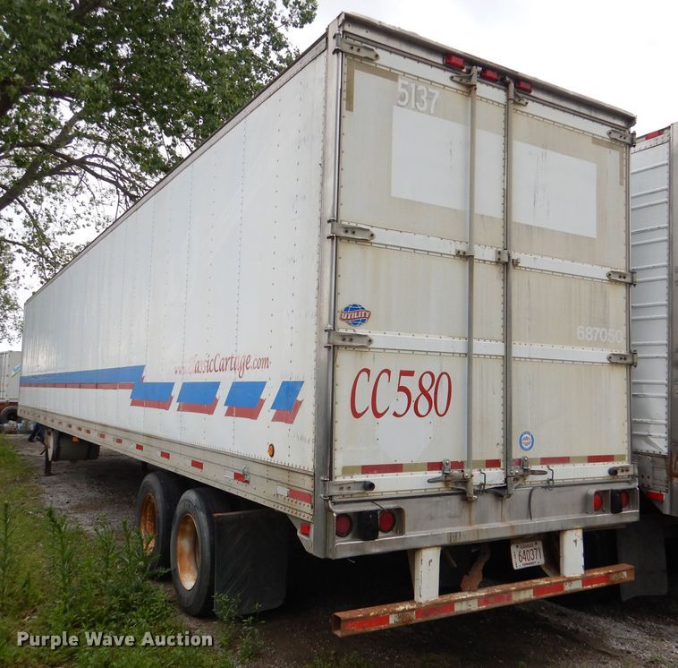 image for item DL8166 2001 Utility VS2RX  refrigerated van trailer