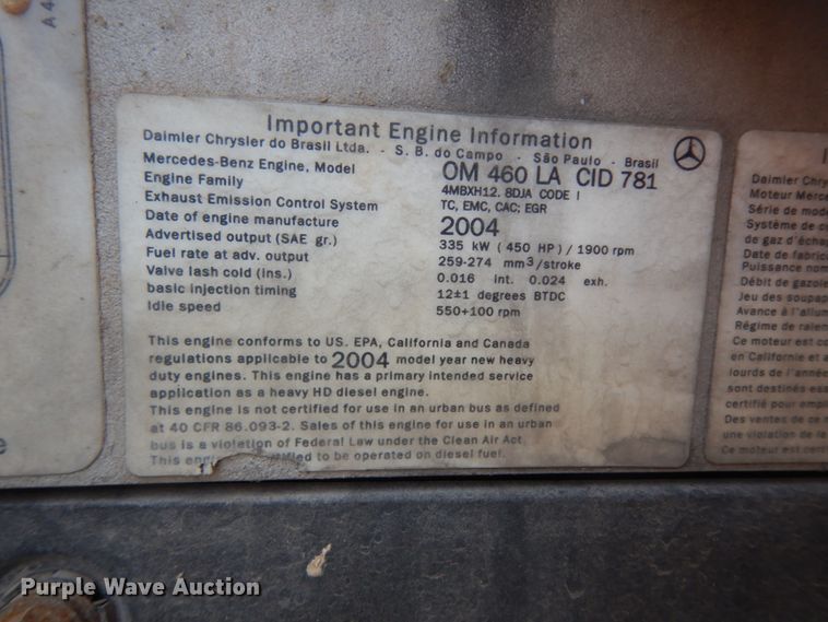 image for item DM2961 2005 Freightliner Columbia  semi truck