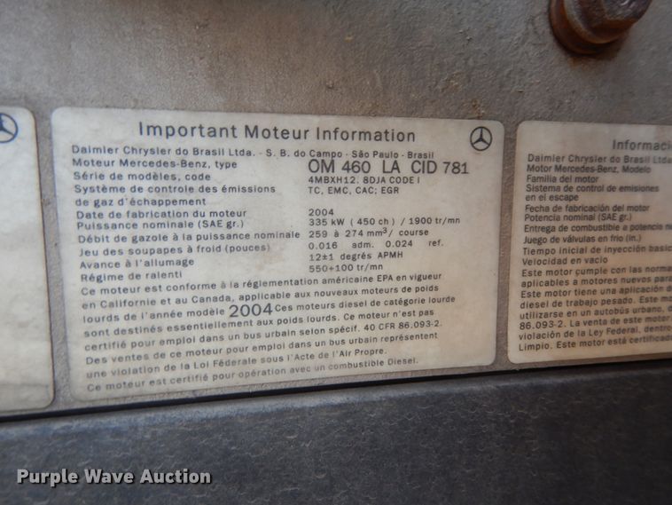 image for item DM2961 2005 Freightliner Columbia  semi truck