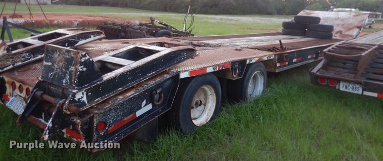 image for item DM2970 1990 Eager Beaver  drop deck equipment trailer