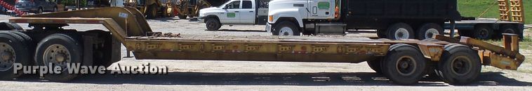 image for item DM3010 1963 Hyster  drop deck equipment trailer