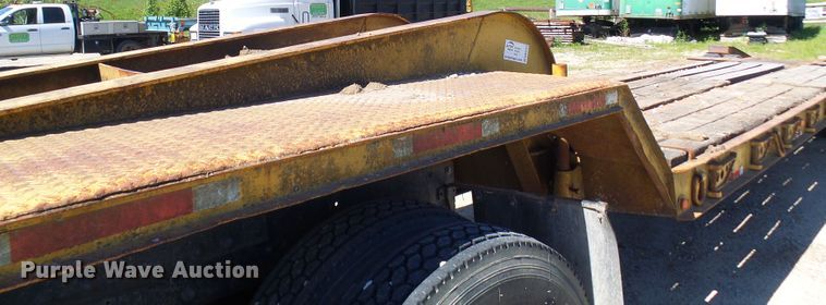 image for item DM3010 1963 Hyster  drop deck equipment trailer