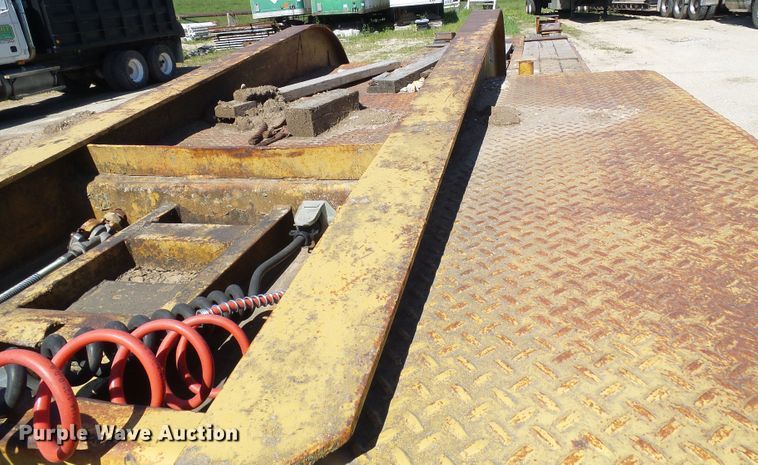 image for item DM3010 1963 Hyster  drop deck equipment trailer