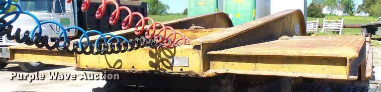 image for item DM3010 1963 Hyster  drop deck equipment trailer