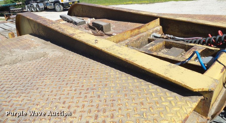 image for item DM3010 1963 Hyster  drop deck equipment trailer