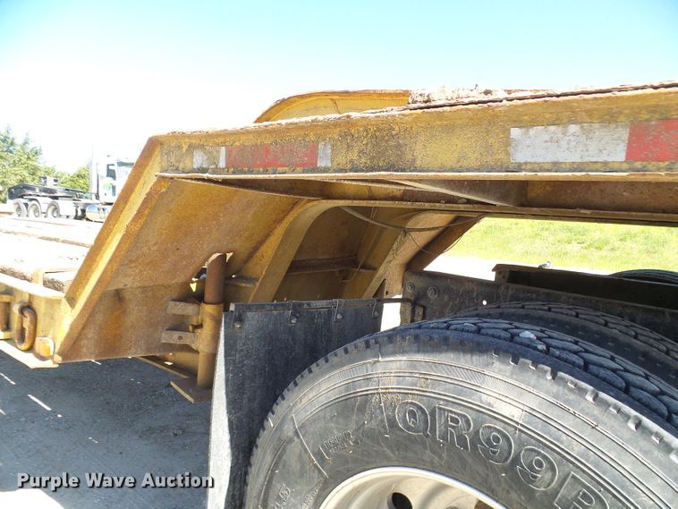 image for item DM3010 1963 Hyster  drop deck equipment trailer