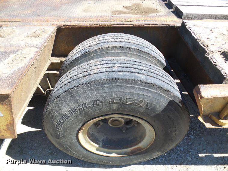 image for item DM3010 1963 Hyster  drop deck equipment trailer