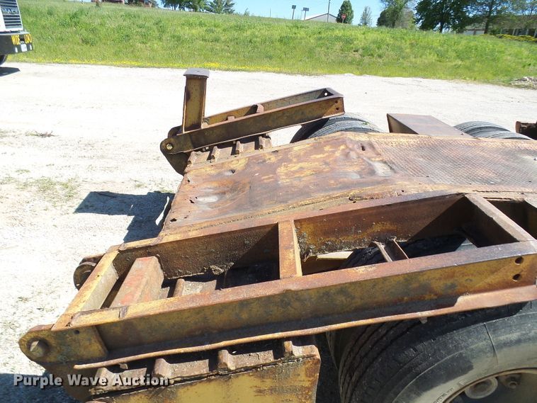 image for item DM3010 1963 Hyster  drop deck equipment trailer