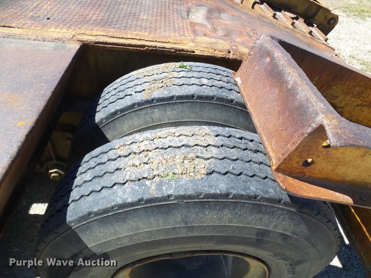 image for item DM3010 1963 Hyster  drop deck equipment trailer