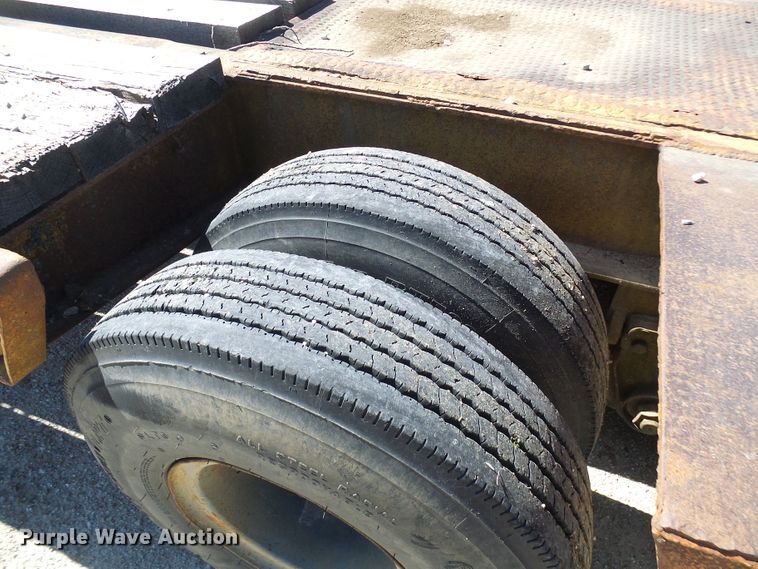 image for item DM3010 1963 Hyster  drop deck equipment trailer