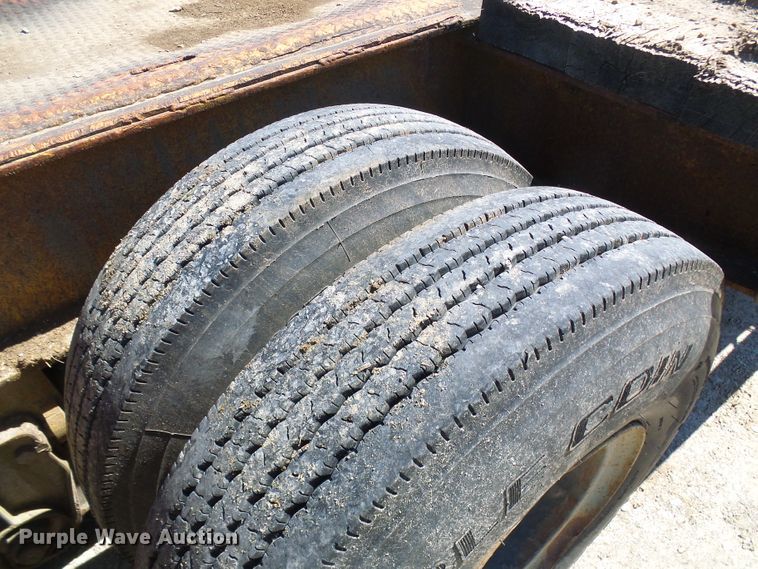 image for item DM3010 1963 Hyster  drop deck equipment trailer