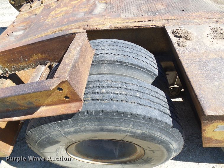 image for item DM3010 1963 Hyster  drop deck equipment trailer