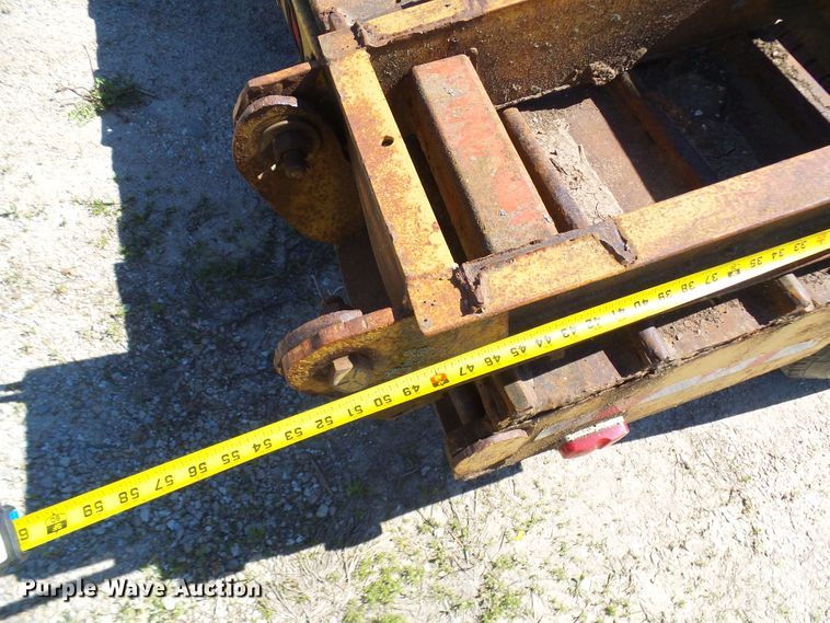 image for item DM3010 1963 Hyster  drop deck equipment trailer