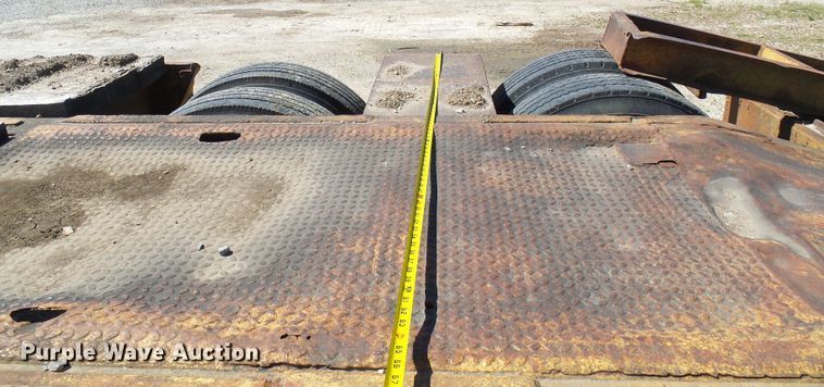 image for item DM3010 1963 Hyster  drop deck equipment trailer