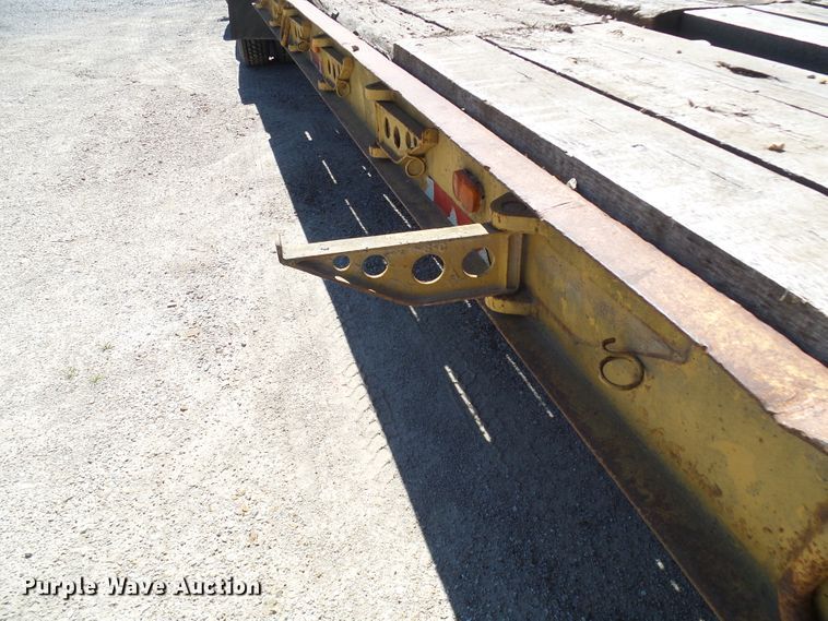 image for item DM3010 1963 Hyster  drop deck equipment trailer